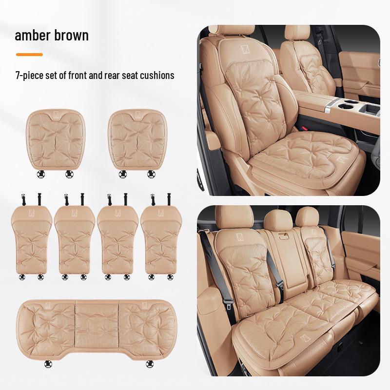 Avatr 06/12/07/11 Car Seat Cushion - Universal Nappa Leather, Breathable & Comfortable for All Seasons.