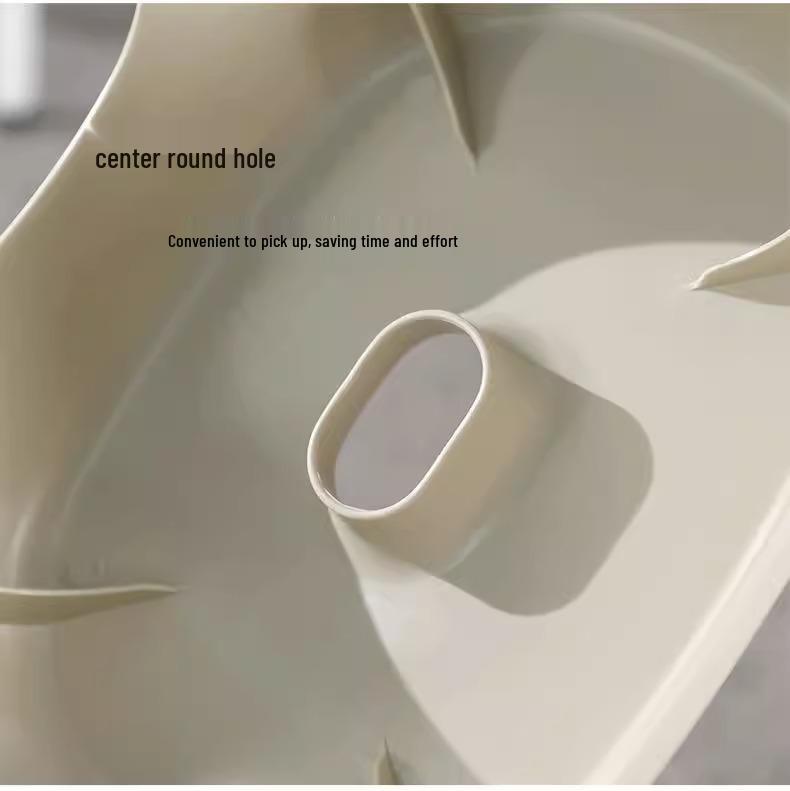 Durable Non-Slip Plastic Bathroom Stool for Shoes and Small Coffee Table