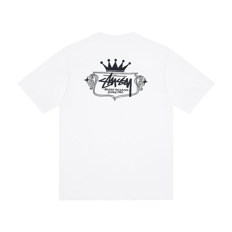 Camiseta de Algodón Unisex de Corte Holgado con Estampado de Letras Camiseta Casual de Manga Corta para Adolescentes y Adultos