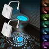 Starry Sky Projection New Induction Toilet Light Smart Sensing Motion Detection Light 16 RGB Colors Rechargeable Light