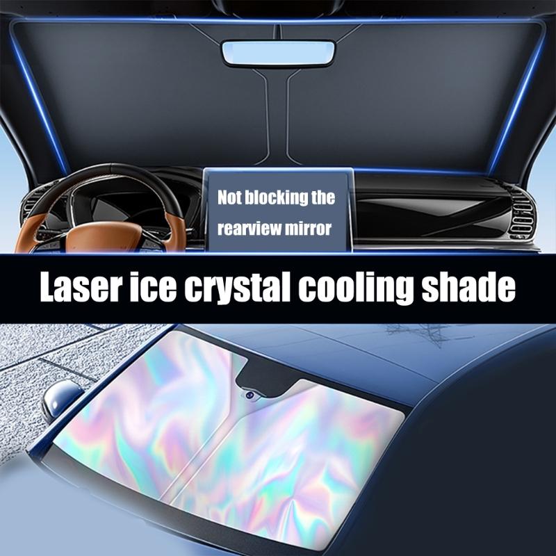 Car Windshield Sunshade Automotive Sun Umbrella Telescopic Sun Shade for Heat Insulation Front Window Umbrella Sunshade