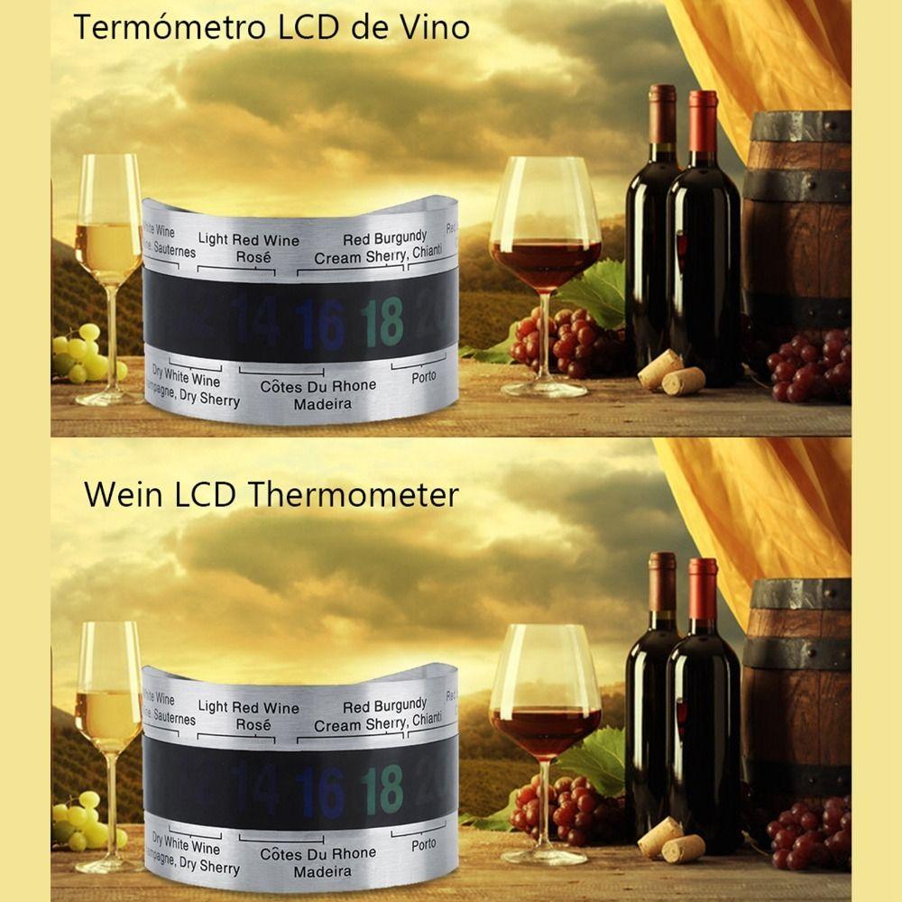 New Stainless Steel Wine Bracelet Thermometer 4--26 Degree Centigrade