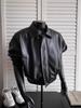 Men's High-End Retro Leather Motorcycle Jacket - Cool, Trendy, Heavy-Weight Style for Spring and Autumn