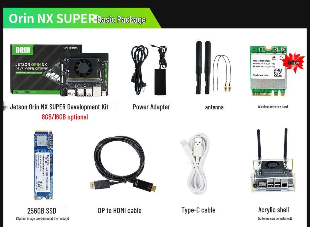 Jetson Orin NX AI Vision Development Kit with ROS Core