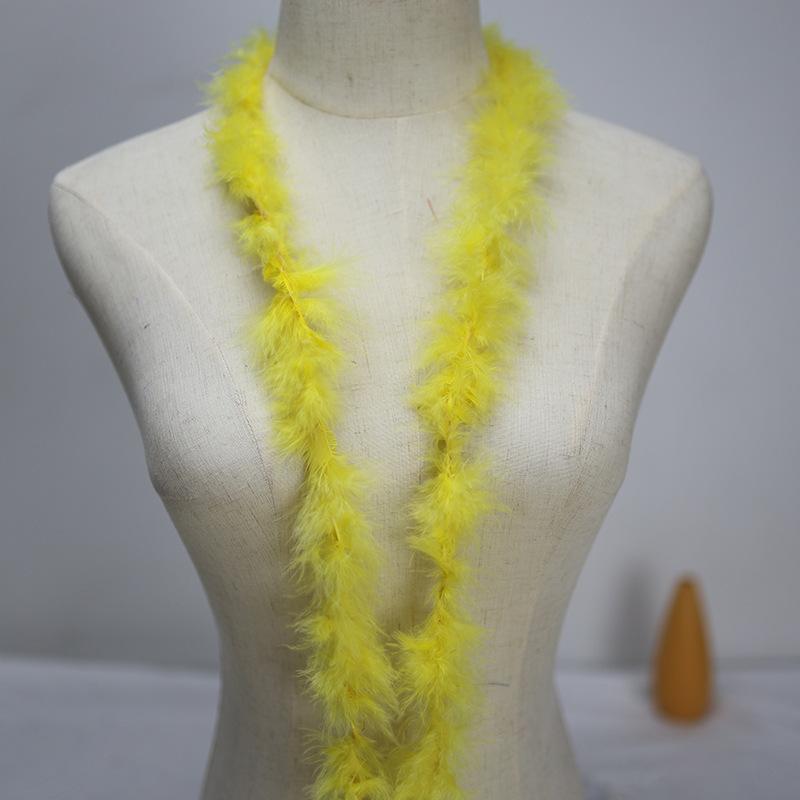 Direct Sales, Colored Turkey Tops Diy Interior Decoration Feather Accessories Bouquet Packaging Material Feather Strips