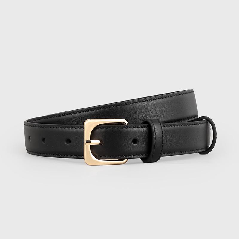 Elegant Genuine Leather Womens Belt For Jeans And Casual Wear With Alloy Buckle