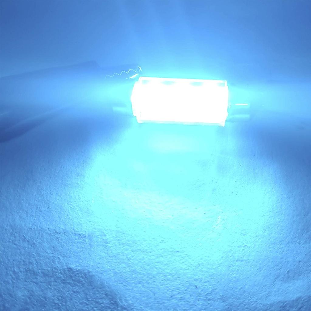 WiseShine 578 Festoon LED Bulb 43mm 44mm Ice Blue LED