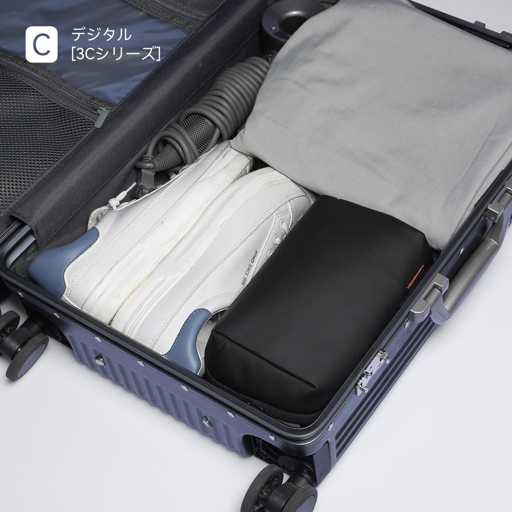MARK RYDEN Gadget 2024 Latest Travel Opening Perfect for PC Business and Shag Case Pouch, Compact, Model, Pouch, Lightweight, 180° Design,