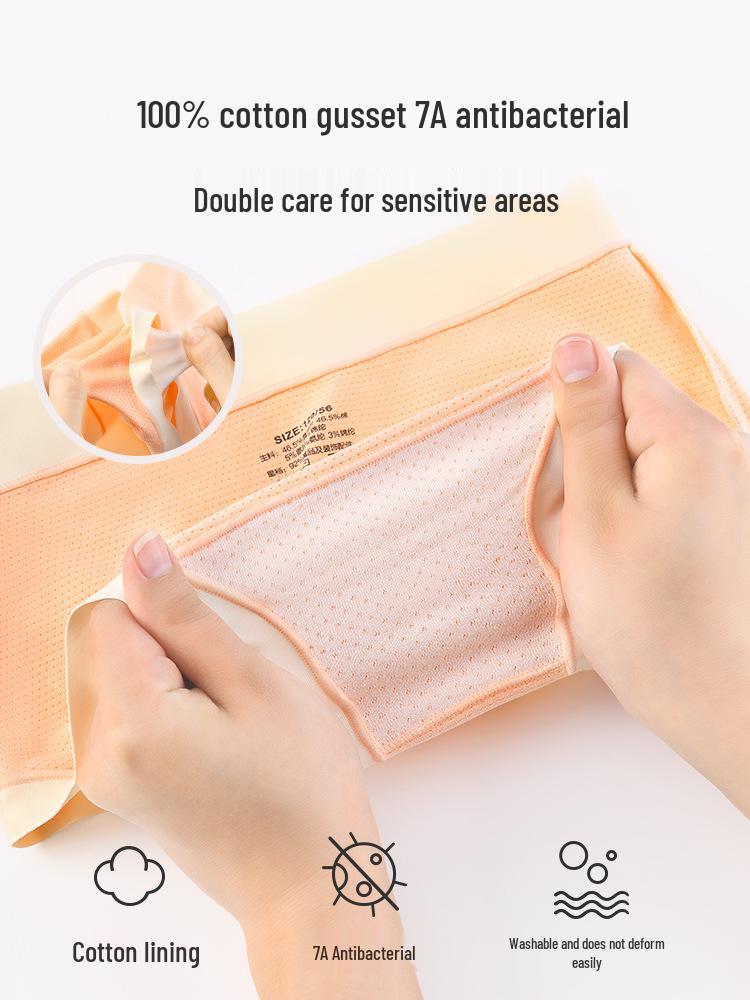 Girls' Summer Modal Cotton Underwear - Antibacterial Ice Silk Triangle for Kids