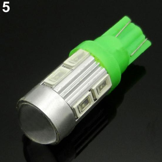 

2 шт. T10 LED 5630/5730 10SMD светодиодный указатель поворота автомобиля, внутренняя лампа, лампа зелёный