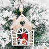 Santa House Faceless Man Pendant Pentagram Christmas Decorations  New Year