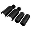 6ks Černé kryty prachovek vidlic Sada krytek trubek Pro Softail Breakout FXBR FXBRS 18-21