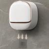 Soap Holder Dish Shower, Bar Soap Holder with Drainage, Self Draining Soap Holder, Wall Mounted Soap Box Tray Container for Bathroom