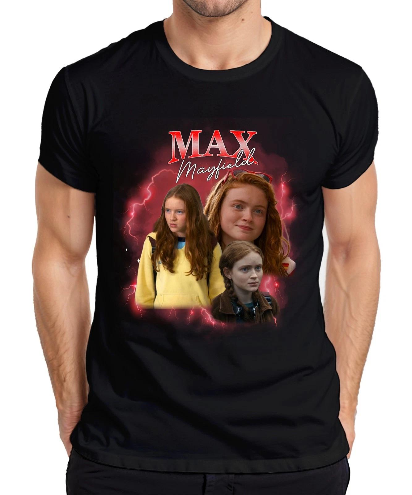 Max Mayfield Stranger Maxine Fan Geschenk Vintage Retro 90s Bootleg Herren T-Shi XL