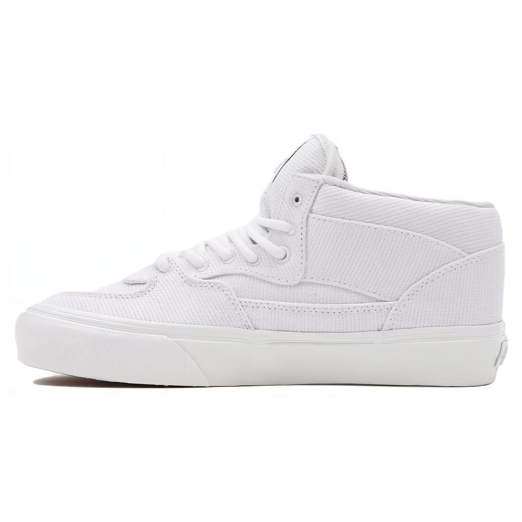 Vans Half Cab CP VR3 LX Round Toe Comfortable Wrap Warm Mid-Top Skate Shoes Unisex Skate Shoes White VN0007PUJVY1