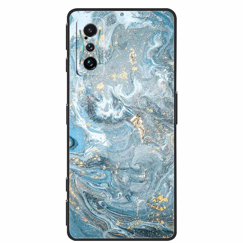 For Xiaomi Poco F4 GT Case Marble Soft Silicone Back Cover Phone Case for Xiaomi Poco F4 GT Coque 21121210G Protector Capa Funda