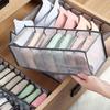 3-in-1 Drawer Fabric Organizer for Underwear, Socks, and Bras