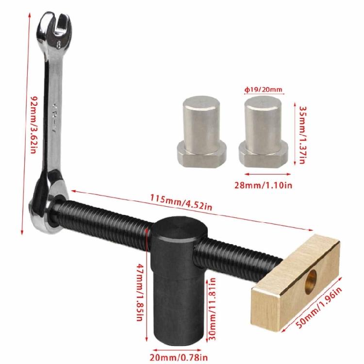 Woodworking Vices with Easy Adjustment & Strong Grip Steel Woodworking Vise Simple to Operate for Handicraft Projects