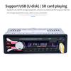 Car Radio Audio Stereo FM Aux Input Receiver SD USB MP3 Player In Dash Bluetooth 1 DIN Removable