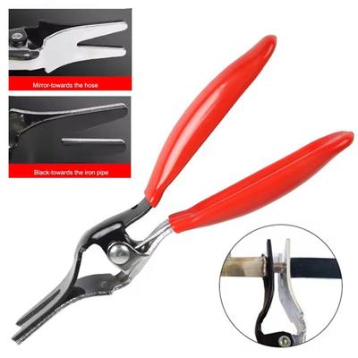 Uniwersalne samochodowe skośne szczypce do rozdzielania węży paliwowych i podciśnieniowych, narzędzia do rur, narzędzie ręczne do napraw, czerwone
