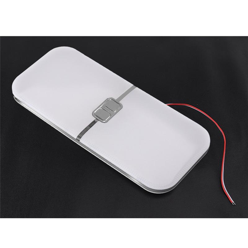 For RV For Camper Car/Trailer Boat Compatible 3 Color TEM LED Light Fixtures 204 Dimmable Leds