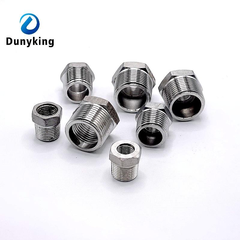 Tonifying Heart Reducer Bushing 1/8" 1/4" 3/8" 1/2" BSP Male/Female Thread SS304 Stainless Steel Pipe Fittings For Water Gas Oil
