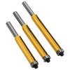 3 Stück Bündigfräser Wolframstahllegierung Professionelles Bündigfräser-Set mit geradem Lager mit 8mm Schaft für