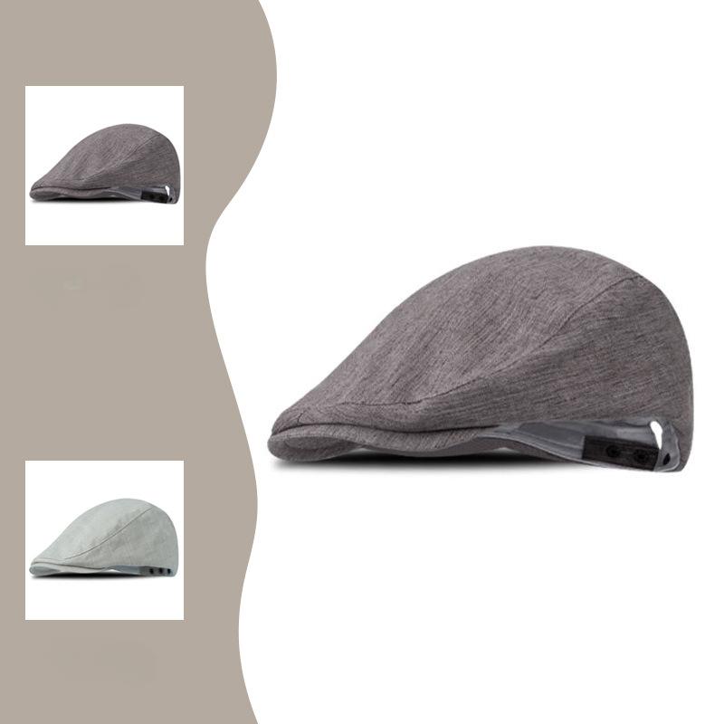 New Big headed French Beret Women's Spring and Autumn Style High Quality Antique Front Hat Showing Off Their Face