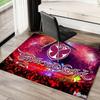 Rock Music Floor Mat Soft Thickened Absorbent Non-Slip Bedroom Living Room Door Mat Home Decor Flannel Rugs