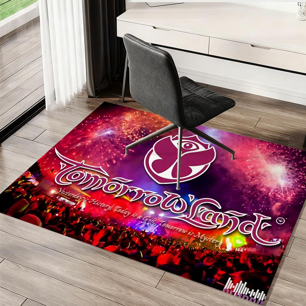 Rock Music Floor Mat Soft Thickened Absorbent Non-Slip Bedroom Living Room Door Mat Home Decor Flannel Rugs
