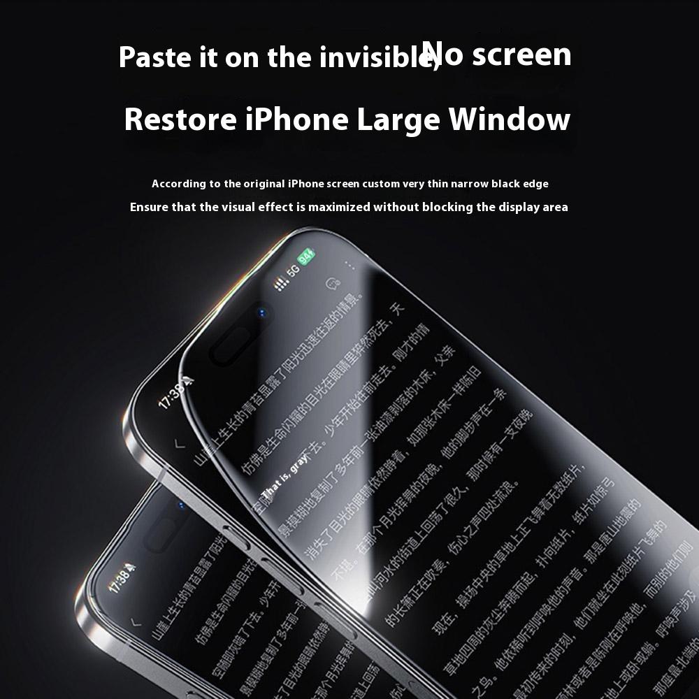 BENKS For iPhone 15 Pro Screen Protector 3D Arc Edge 0.18mm High Aluminium Silicon Glass Film