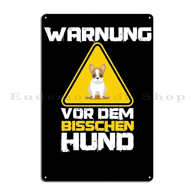 Warnschild Wachhund Stolpergefahr Gefahrenschild Metallschild Klassischer Designer Wand Höhle Kino Individuelles Blechschild Poster