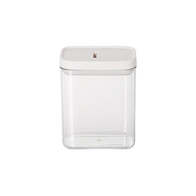 Clear Plastic Sealed Food Container Kitchen Dry Goods Storage Jar With Secure Lid For Freshnesses Preservation