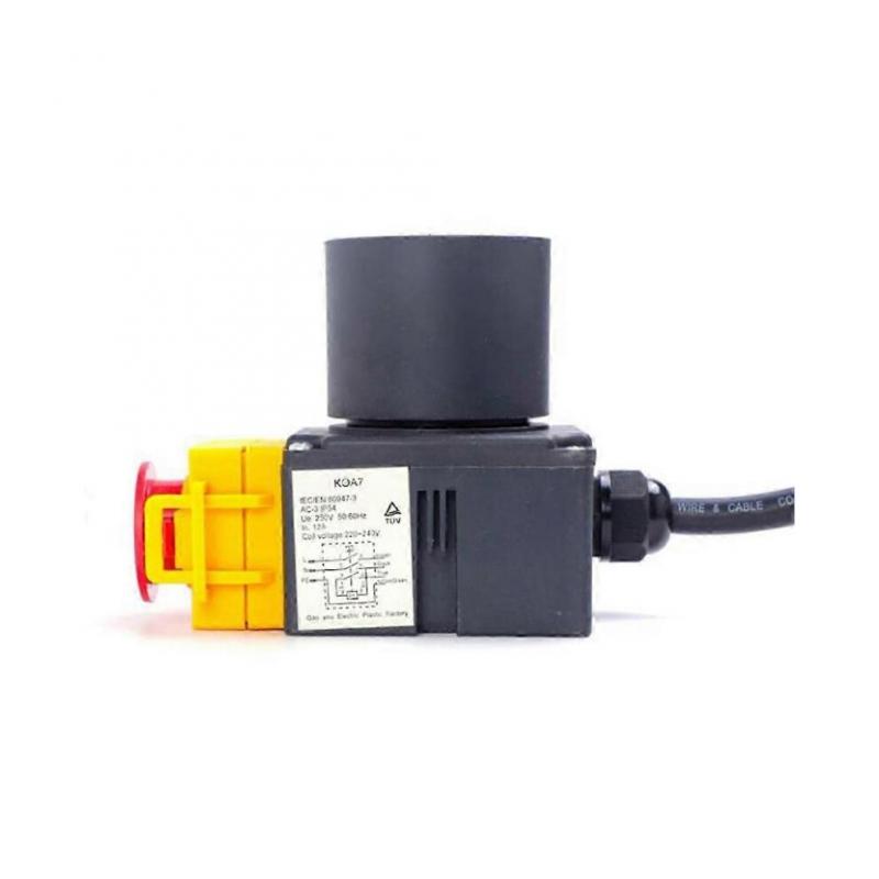 KOA7 250V 16A Maszyna do łupania drewna Przyciskowy przełącznik elektromagnetyczny HCK3T Maszyna do cięcia kłód