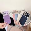 Elegant Floral Full-Coverage Window Case for iPhone 14-17 Pro Max