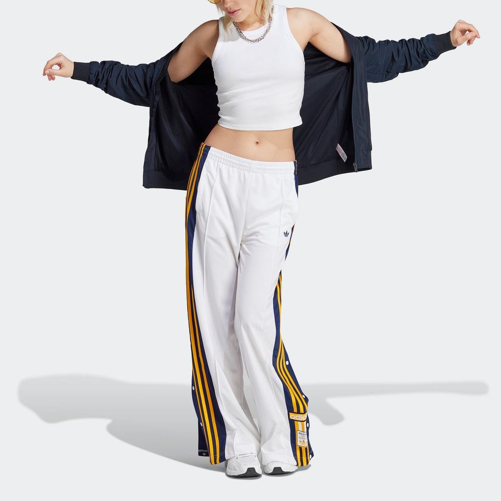 Adidas Originals Adibreak Track Pants With Snaps On The Side Women Bottoms White IL2413