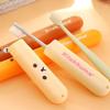 Travel Portable Toothbrush Box Toothbrush Storage Box Cute Cartoon Easy Bear Toothbrush Cover Toilet Toothbridge Box