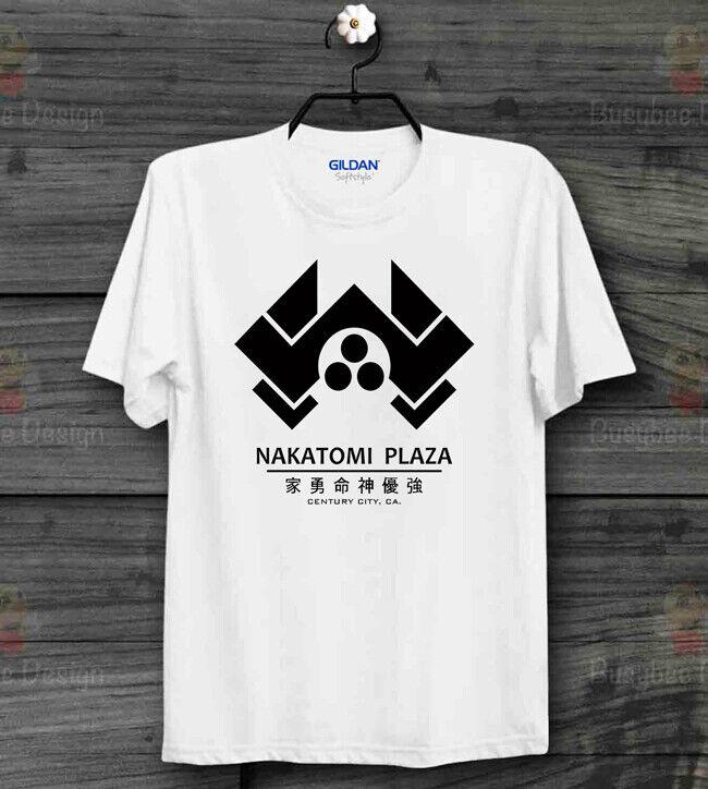 

Nakatomi Plaza Крепкий орешек Классический фильм 80-х Ретро Крутая Унисекс Футболка B140 S