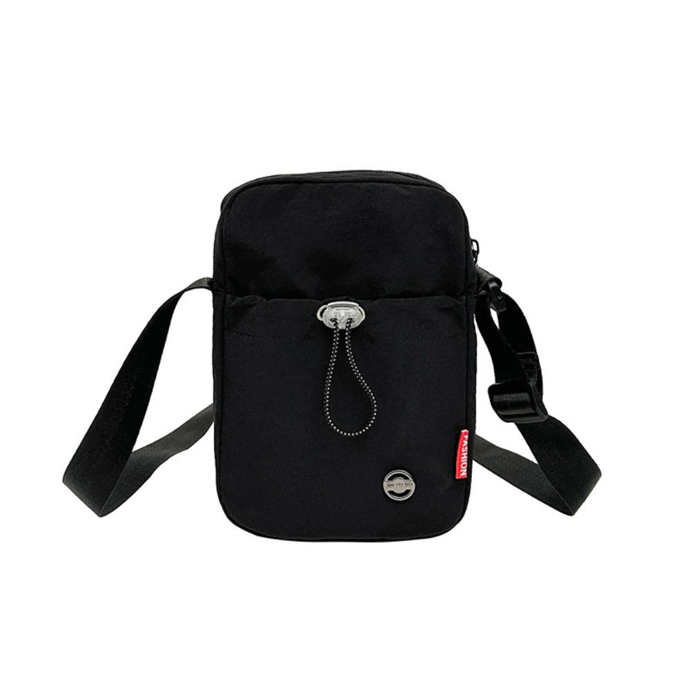 Waterproof Water Bottle Carrier Bag Solid Color Water Cup Bag Drawstring  Crossbody Bag  Girls