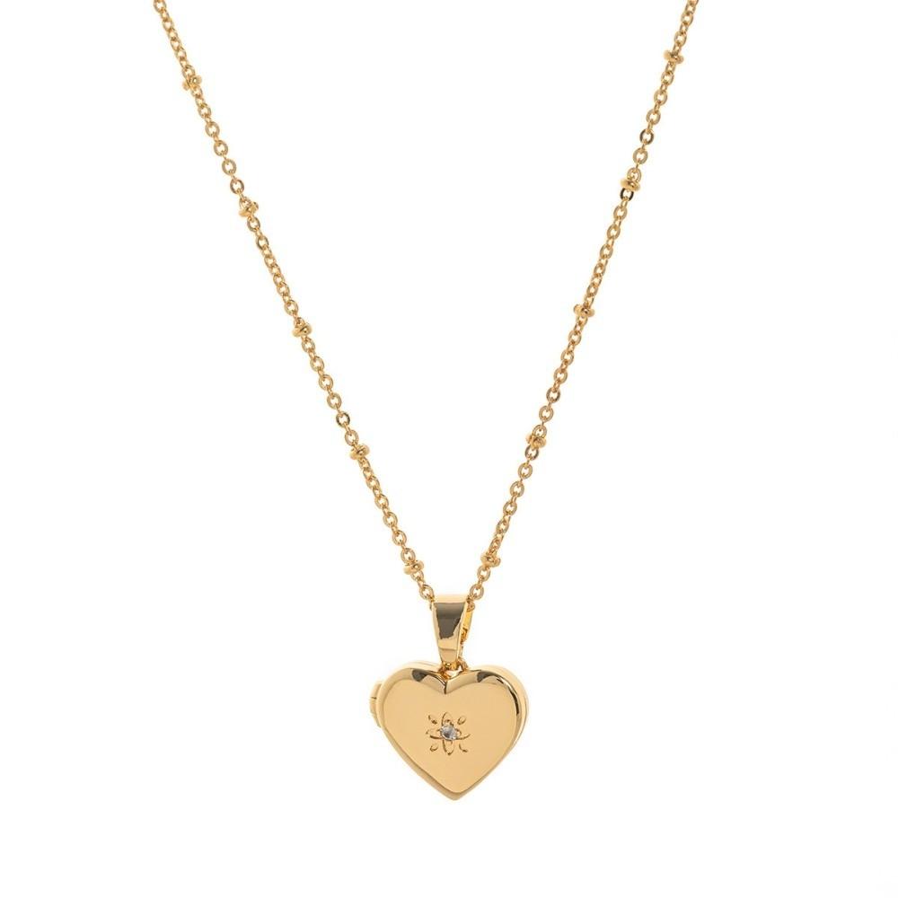

Retro Style Album Photo Frame Necklace Heart-Shaped Square Opening Necklace Gift Heart