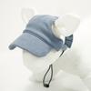Pet Human Matching Corduroy Baseball Cap Dogs Cats With Ear Holes UV Protection Casual Outdoor Hat