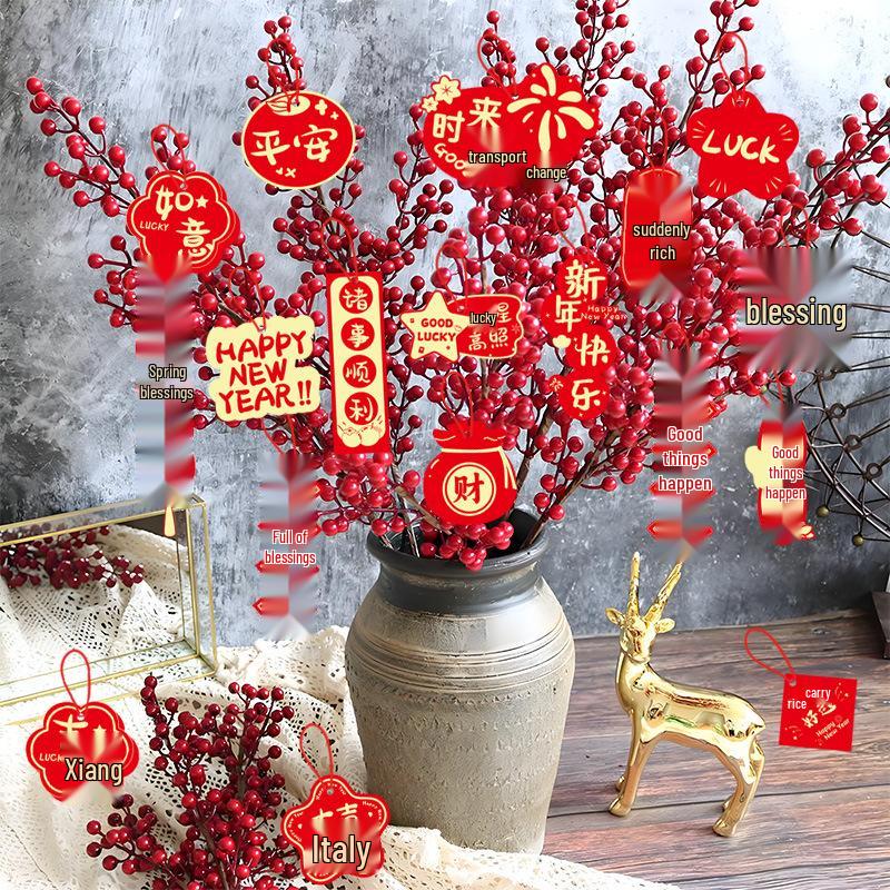 Year of the Horse Spring Festival Pendant Decorations for Living Room Atmosphere and Bonsai Ornaments