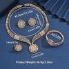 Bracelet Ring Earrings Combo Necklace Jewellery Set for Women Latest Stylish Design Fancy Crystal