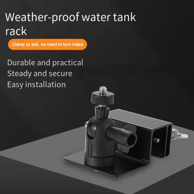 Soporte de canalón Yousheng resistente a la intemperie, a prueba de óxido, resistente a la corrosión, ajuste de ángulo de 360 grados, soporte de canalón para cámara resistente a la intemperie