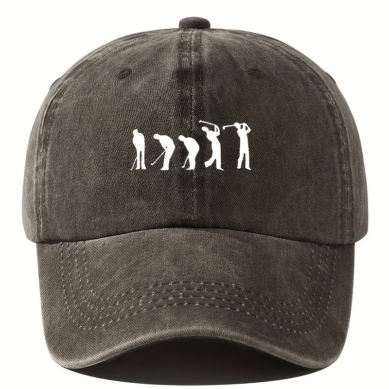 Fashionable Printed Baseball Cap for Outdoor Travel, Sun Shading, Fishing, Men's and Women's Hip-hop, Dad, Truck Driver Hat