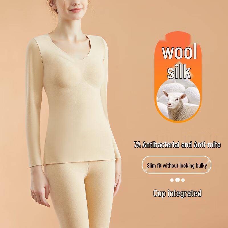 Женский утепленный велюровый термокомплект Muqingqing L-XXL