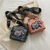 Strictly Selected Bags New Bags Elephant Embroidery Versatile Internet Celebrity Portable Doctor Bag Winter Fashion Personality