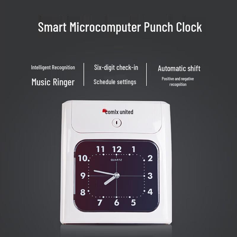 COMIX MT-620 Paper Card Time Recorder CN plug (adapter included)