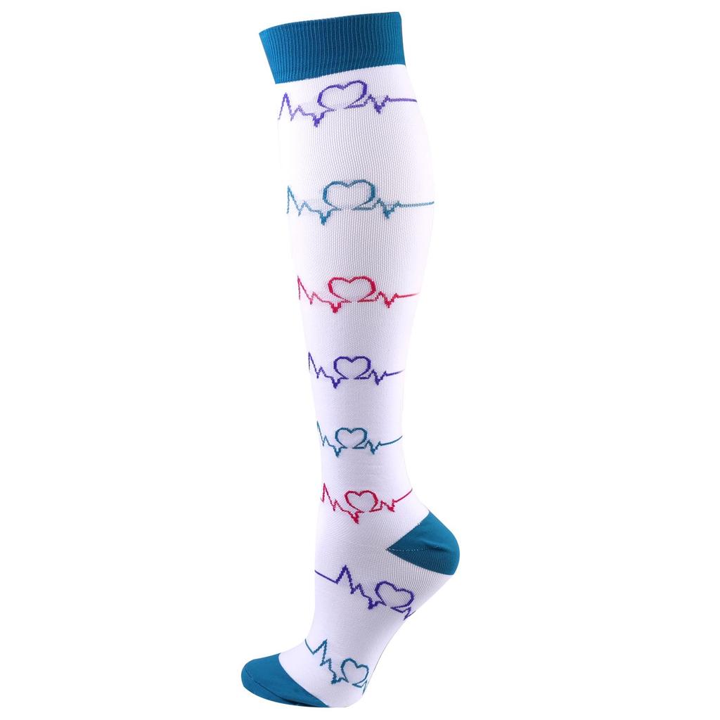 58Styles Men Women Compression Socks Fit Outdoor Sports Compression Socks For Anti Fatigue Pain Relief Knee Varicose Veins Socks