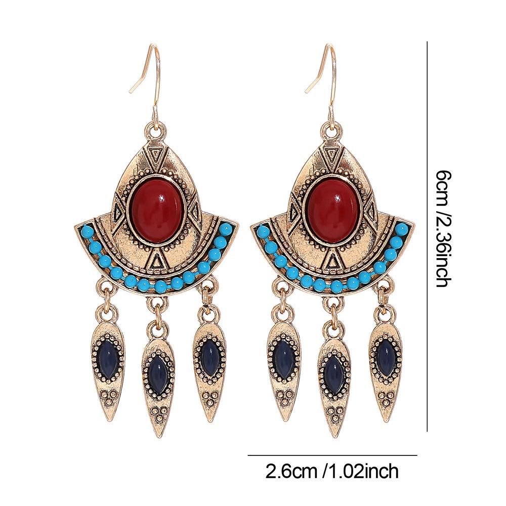 Geometric Earrings Women's Accessories Tassel Long Earrings Jewelry